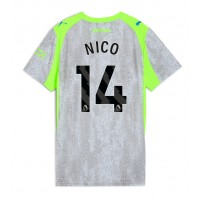 Manchester City Nico Gonzalez #14 Tretí Ženy futbalový dres 2025-26 Krátky Rukáv